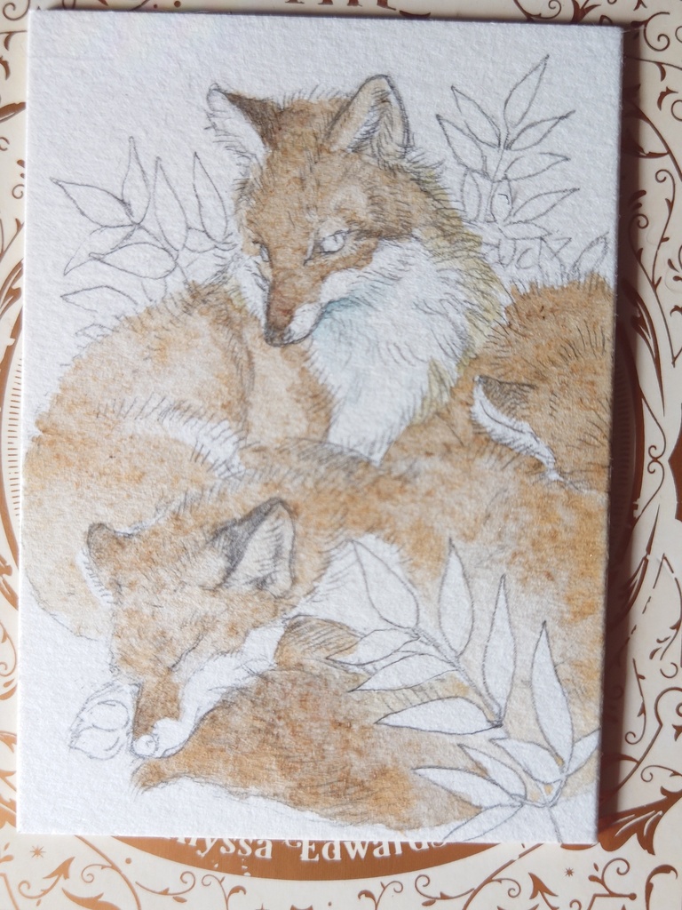 直筆ATC「望月」