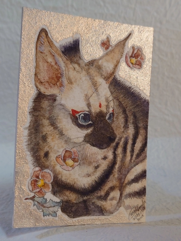 直筆ATC「安らぎ」