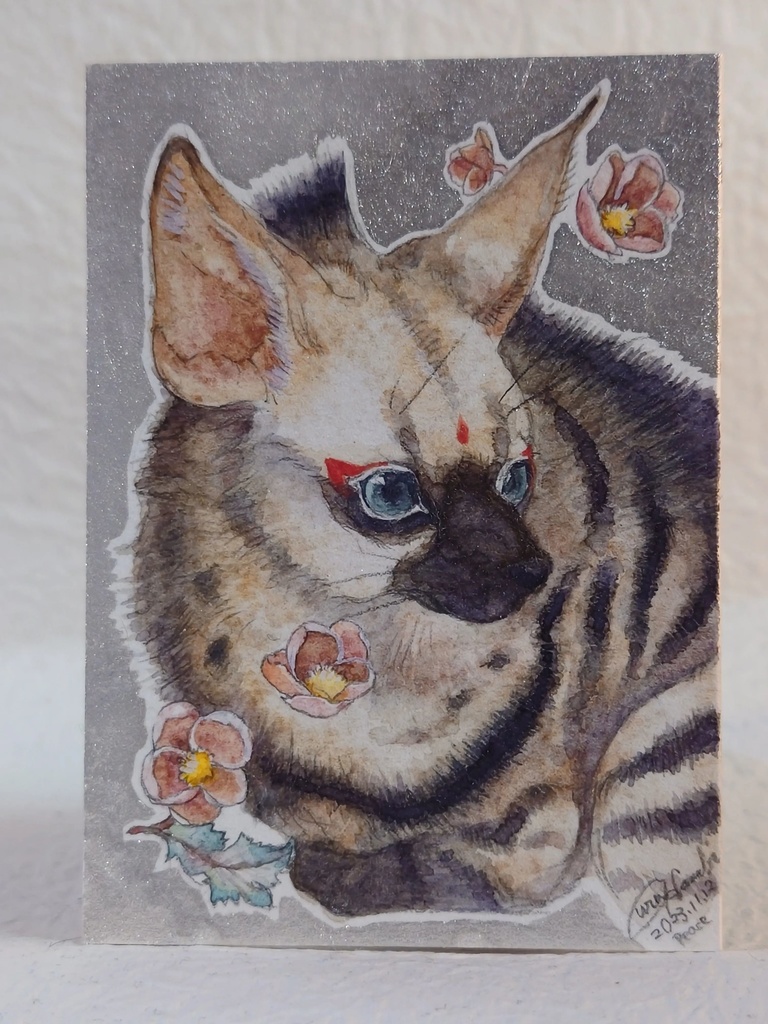 直筆ATC「安らぎ」