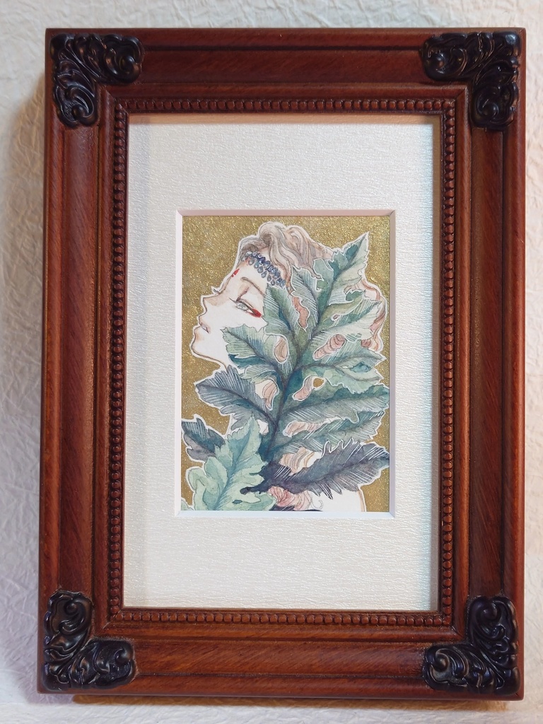 直筆ATC「慈雨」