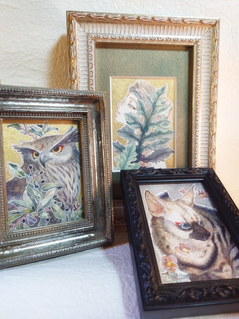 直筆ATC「慈雨」