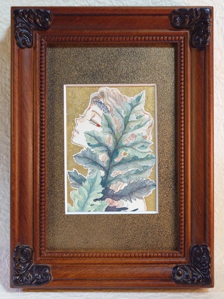 直筆ATC「慈雨」