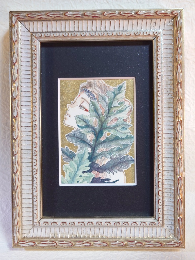 直筆ATC「慈雨」