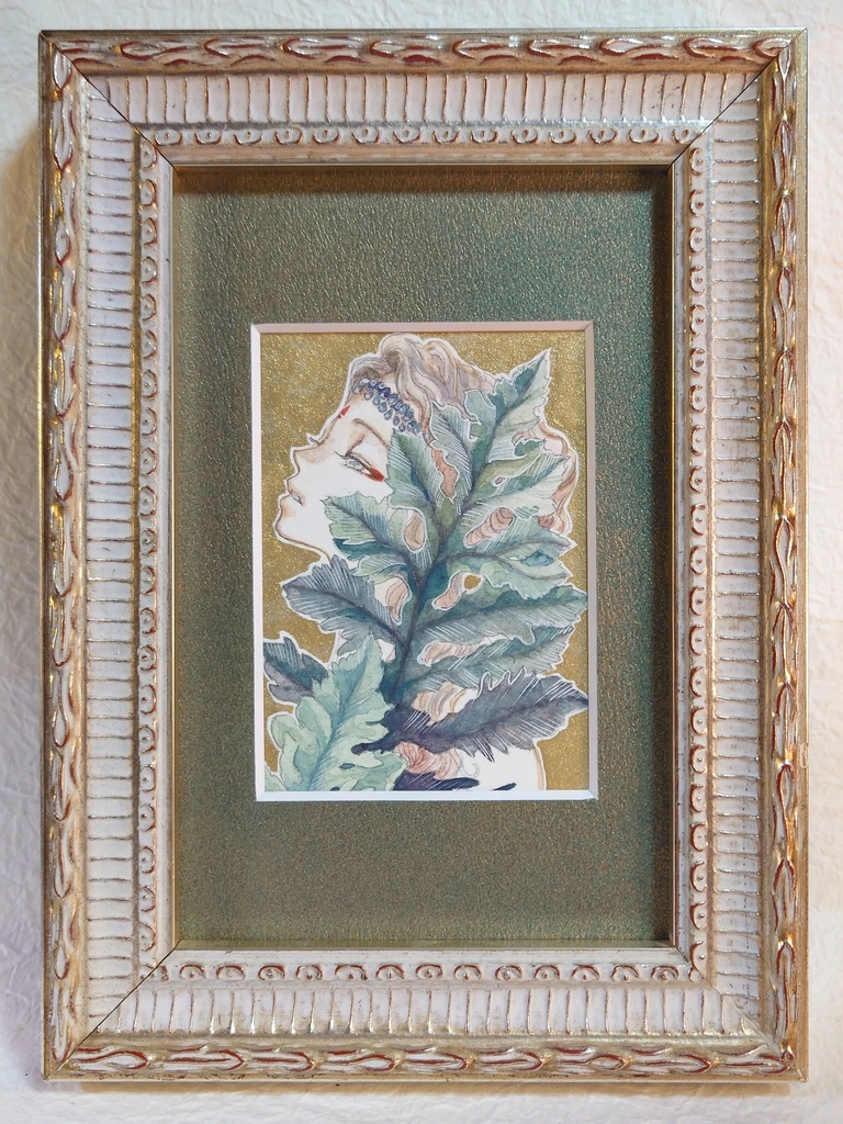 直筆ATC「慈雨」