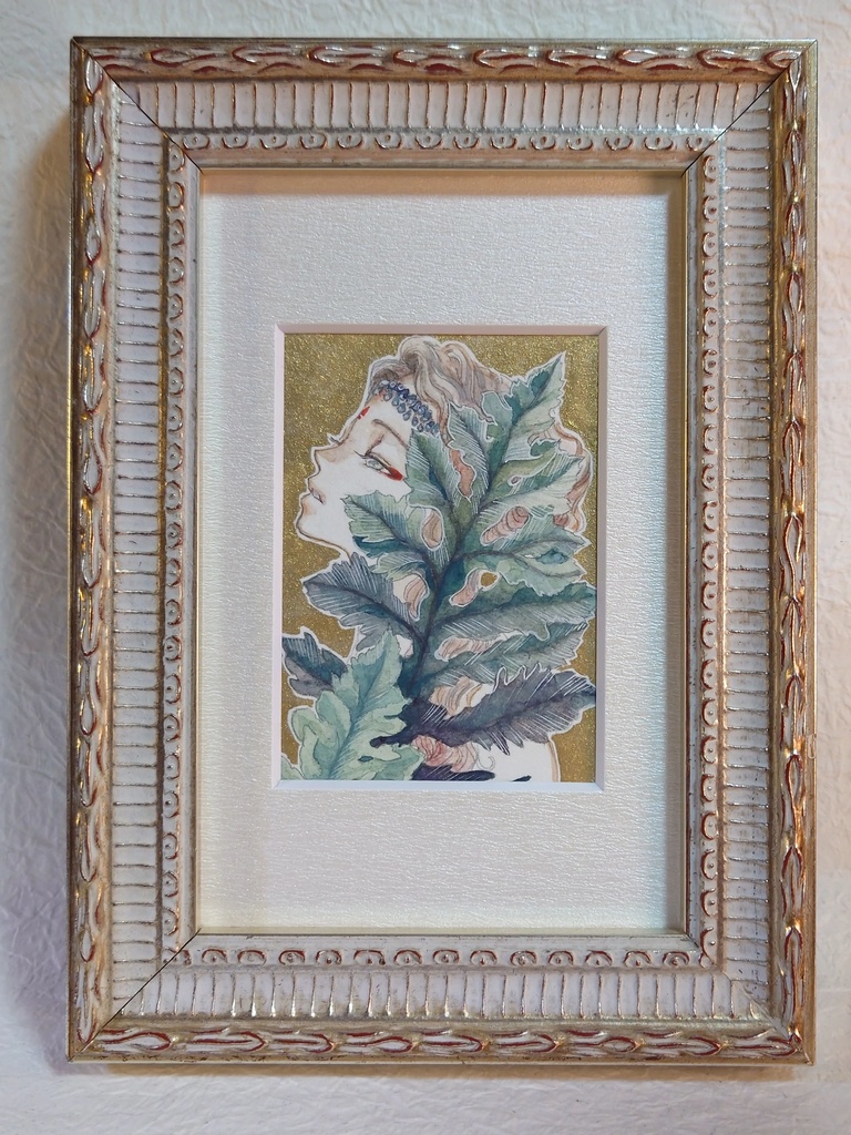 直筆ATC「慈雨」