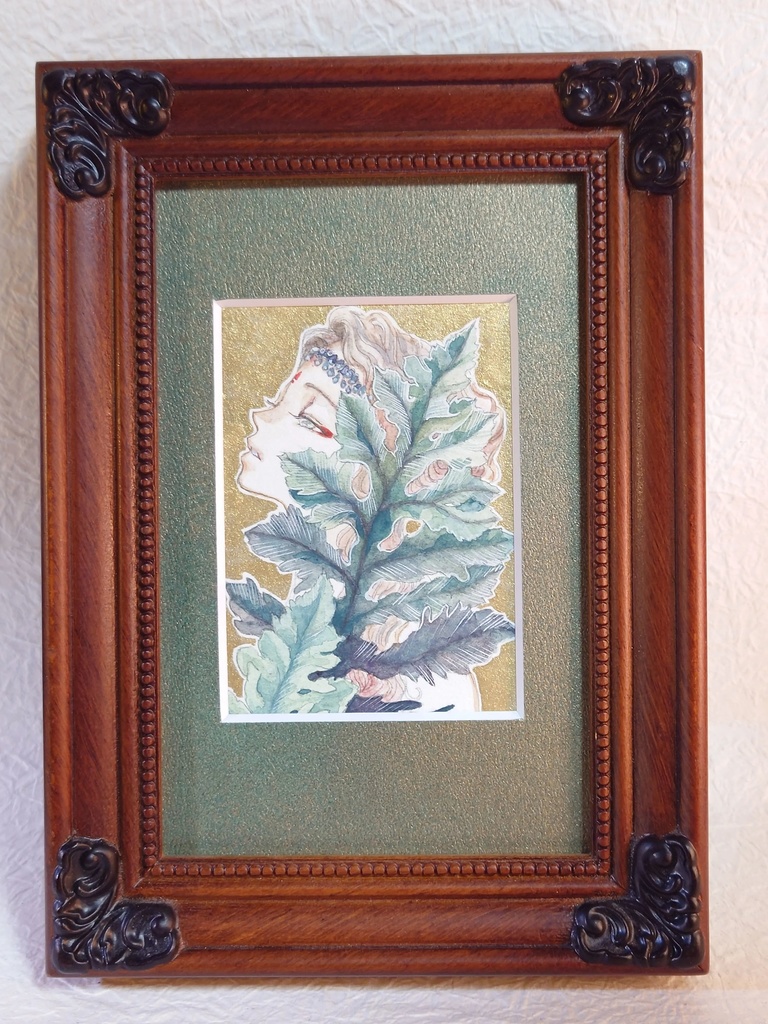 直筆ATC「慈雨」