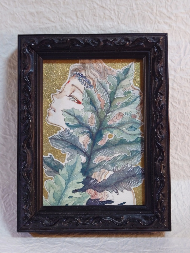 直筆ATC「慈雨」