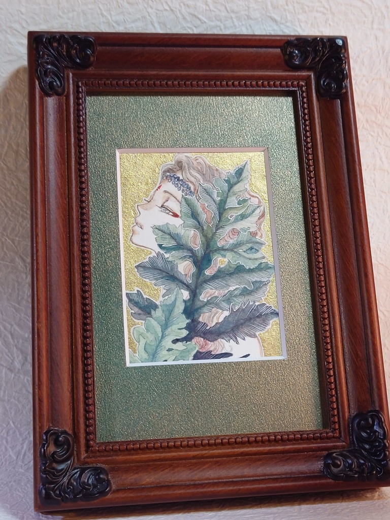 直筆ATC「慈雨」