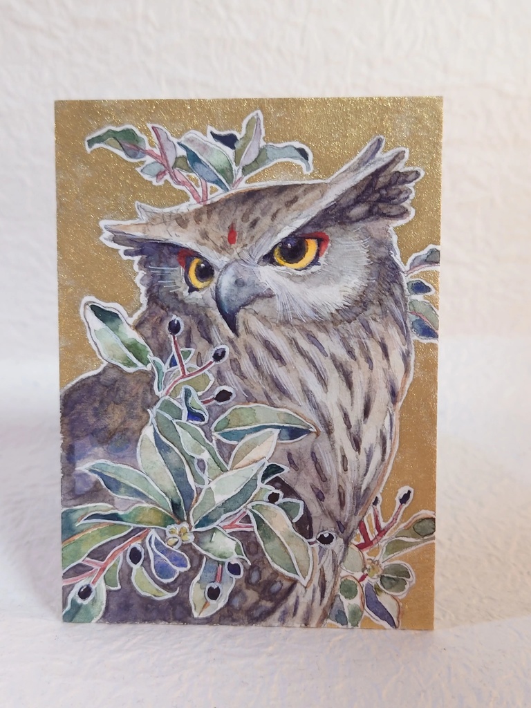 直筆ATC 「神渡し」