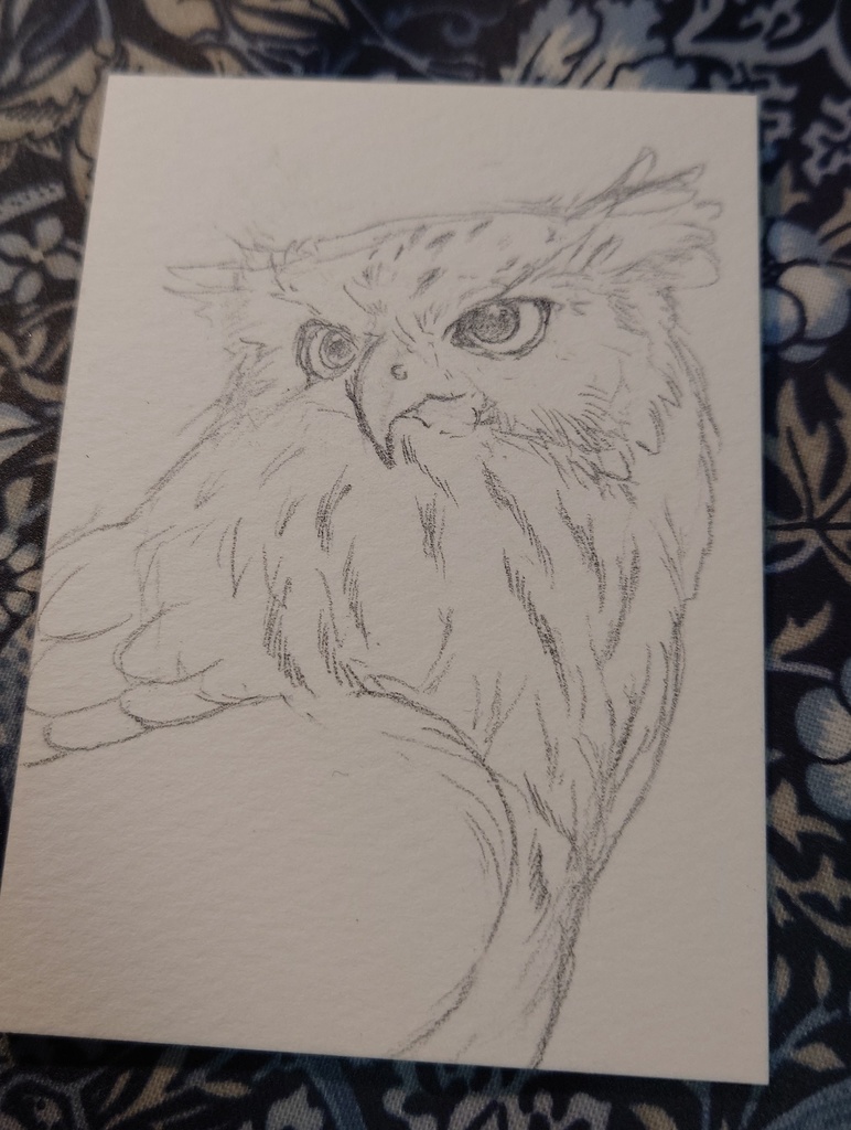 直筆ATC 「神渡し」