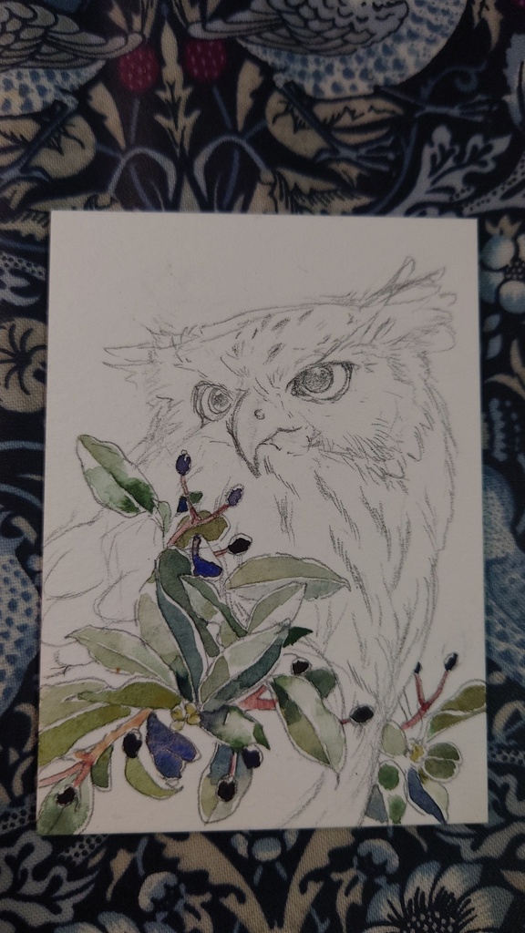 直筆ATC 「神渡し」