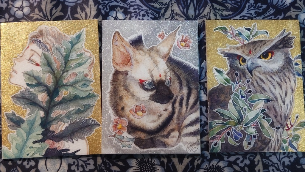 直筆ATC 「神渡し」