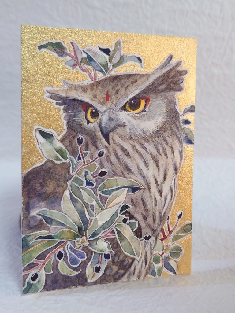 直筆ATC 「神渡し」