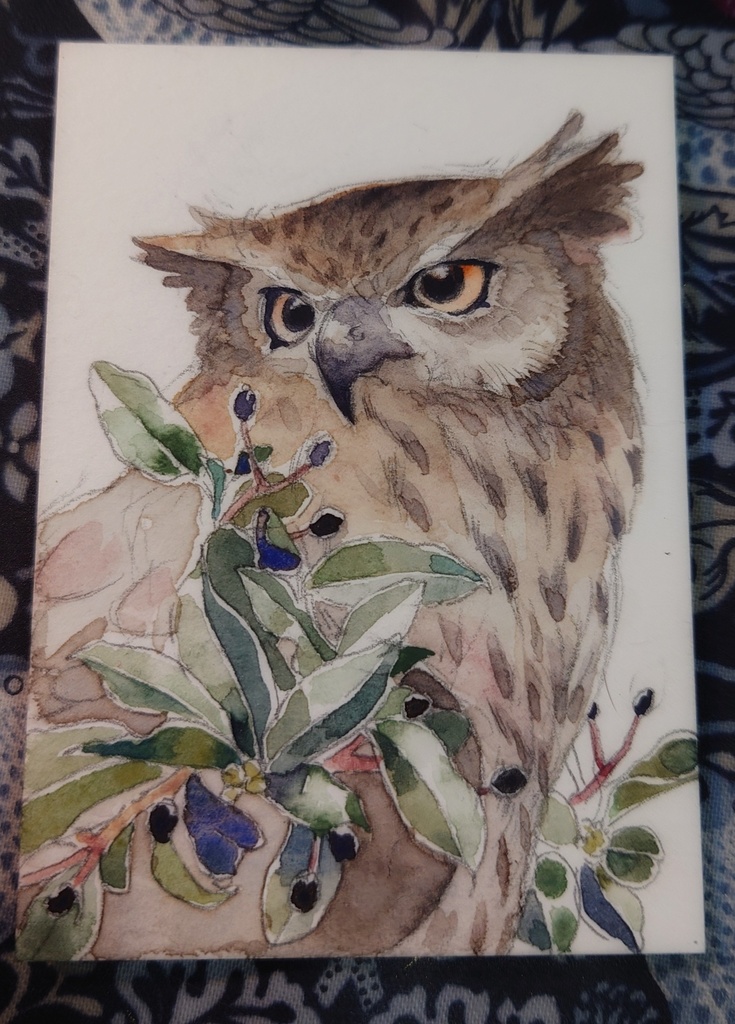 直筆ATC 「神渡し」