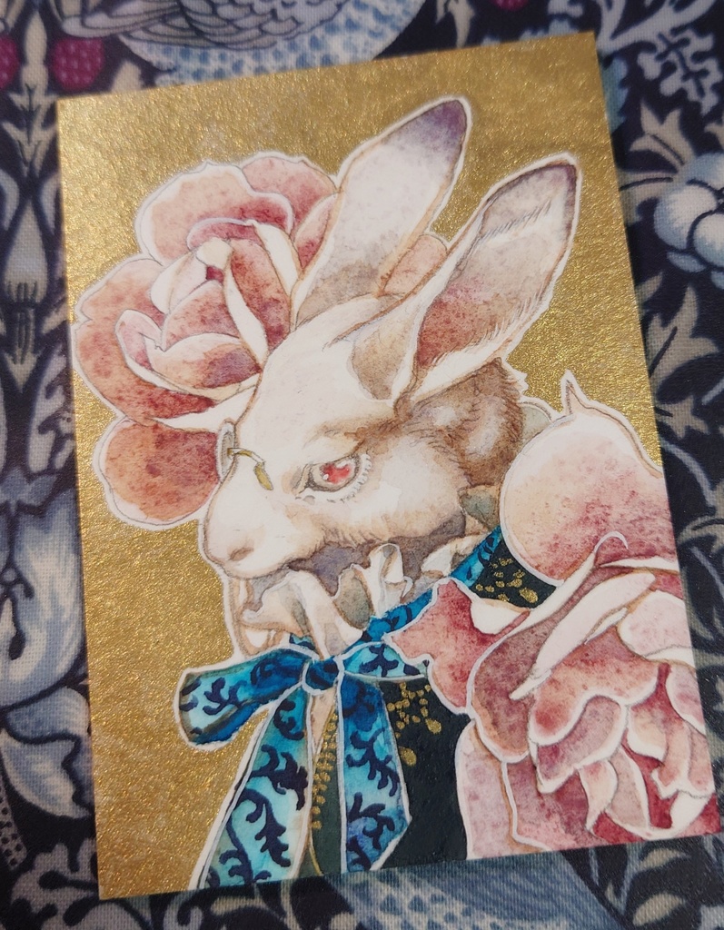 直筆ATC「卯月」