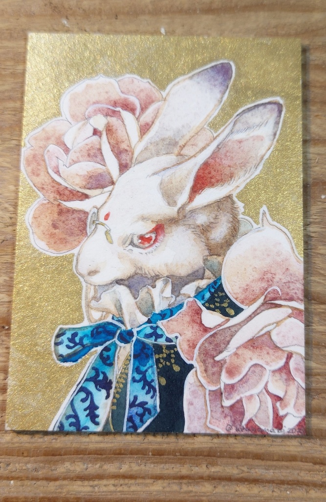 直筆ATC「卯月」