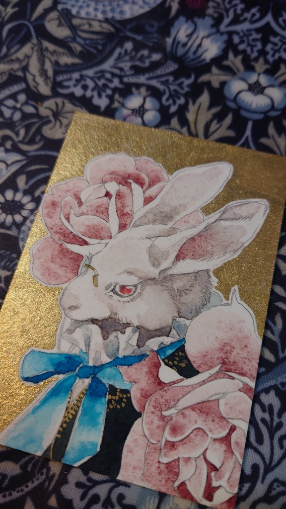 直筆ATC「卯月」