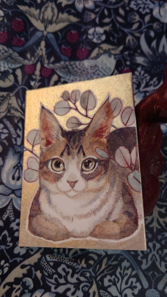 直筆ATC「きみを見つめる」