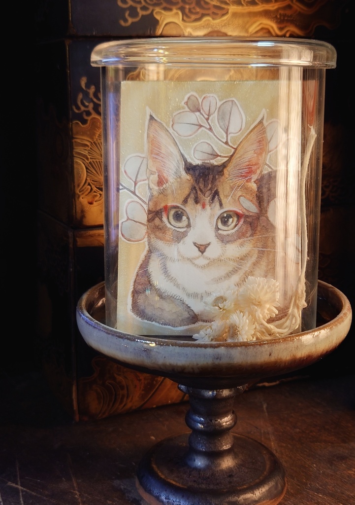 直筆ATC「きみを見つめる」