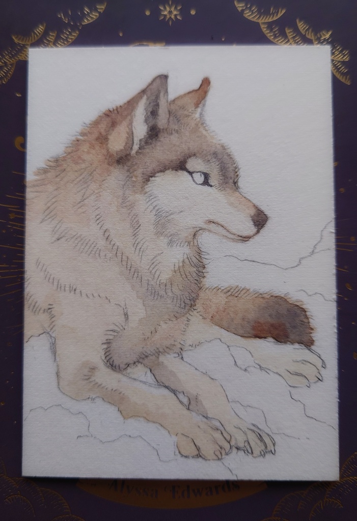 直筆ATC「一陽来復」