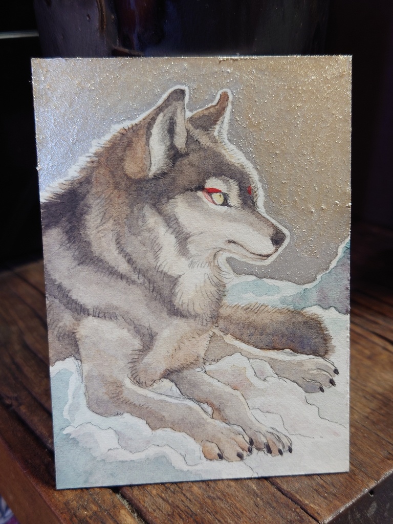 直筆ATC「一陽来復」