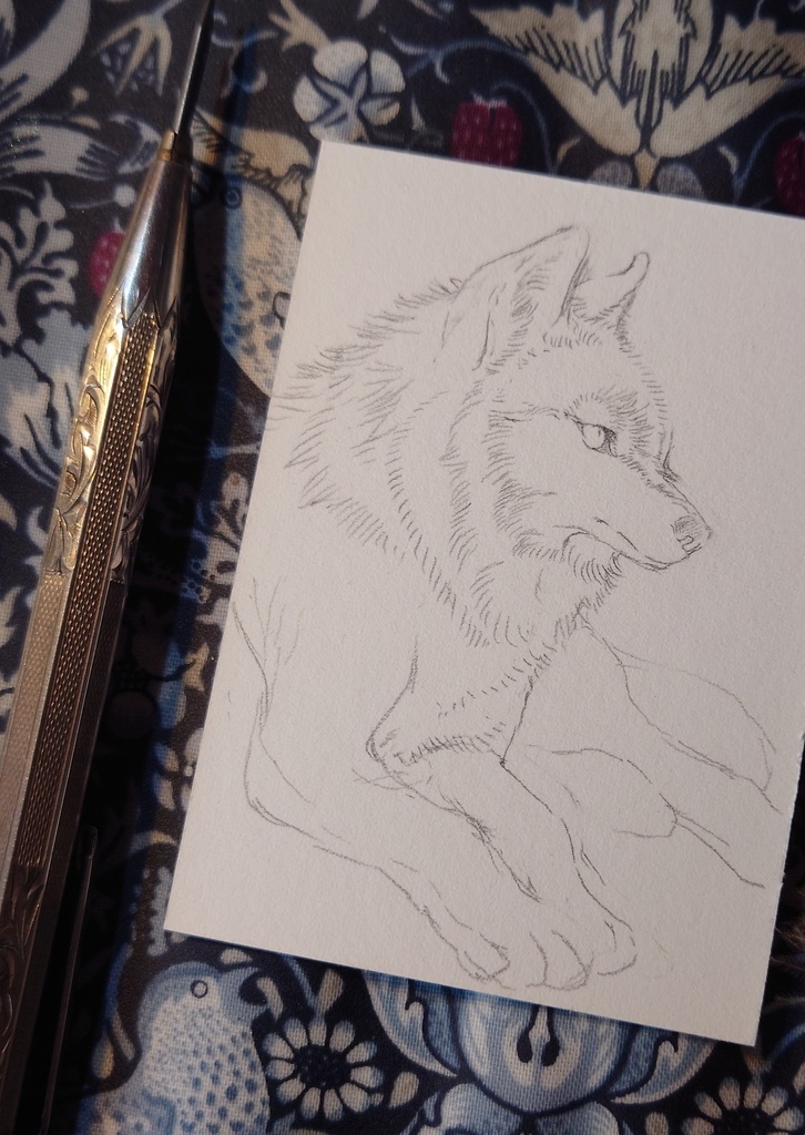 直筆ATC「一陽来復」