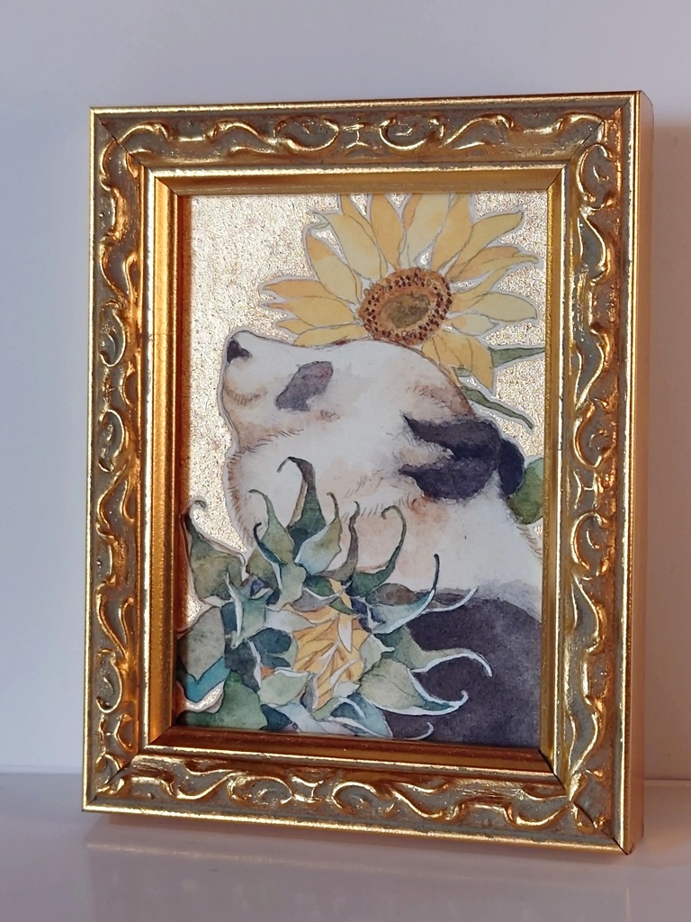 直筆ATC「向日葵」