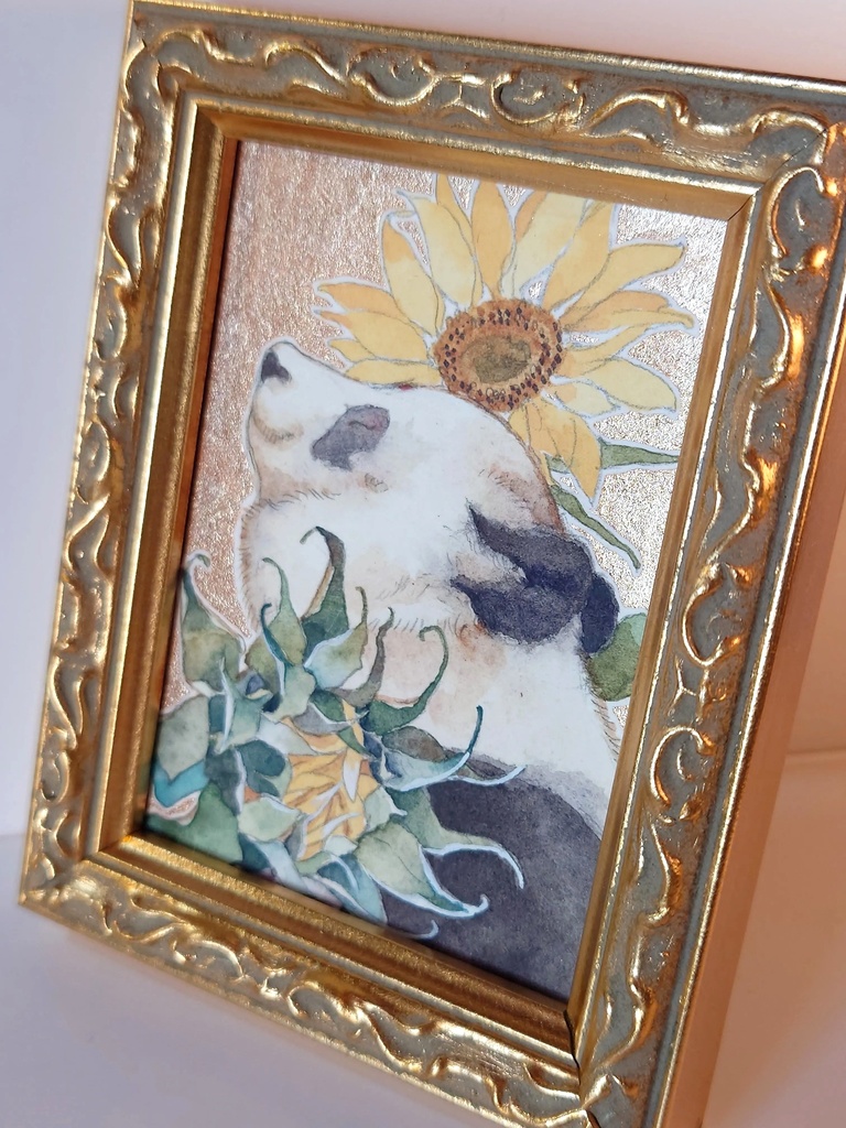 直筆ATC「向日葵」