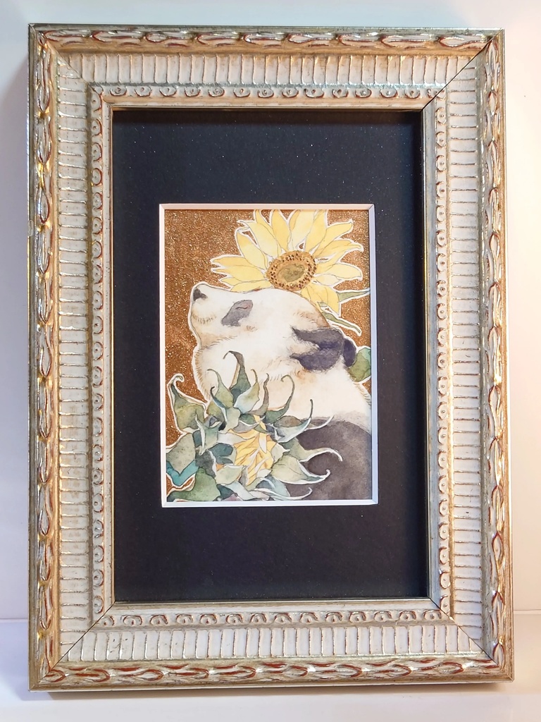 直筆ATC「向日葵」