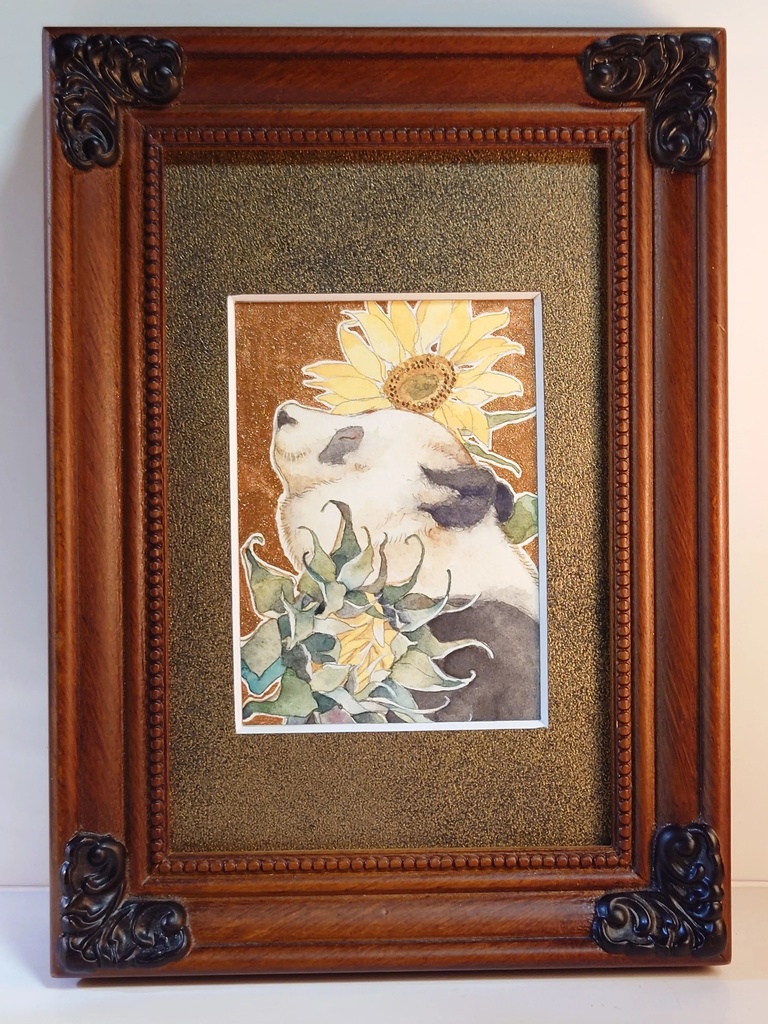 直筆ATC「向日葵」