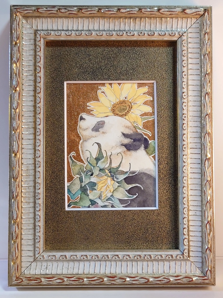 直筆ATC「向日葵」