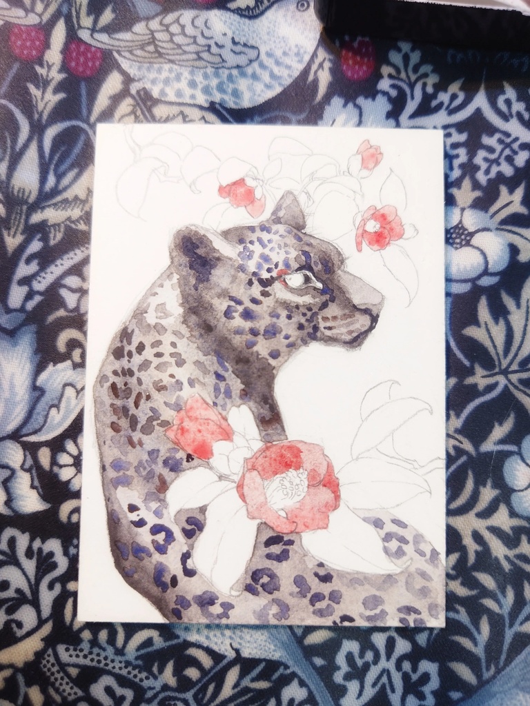 直筆ATC「大椿」