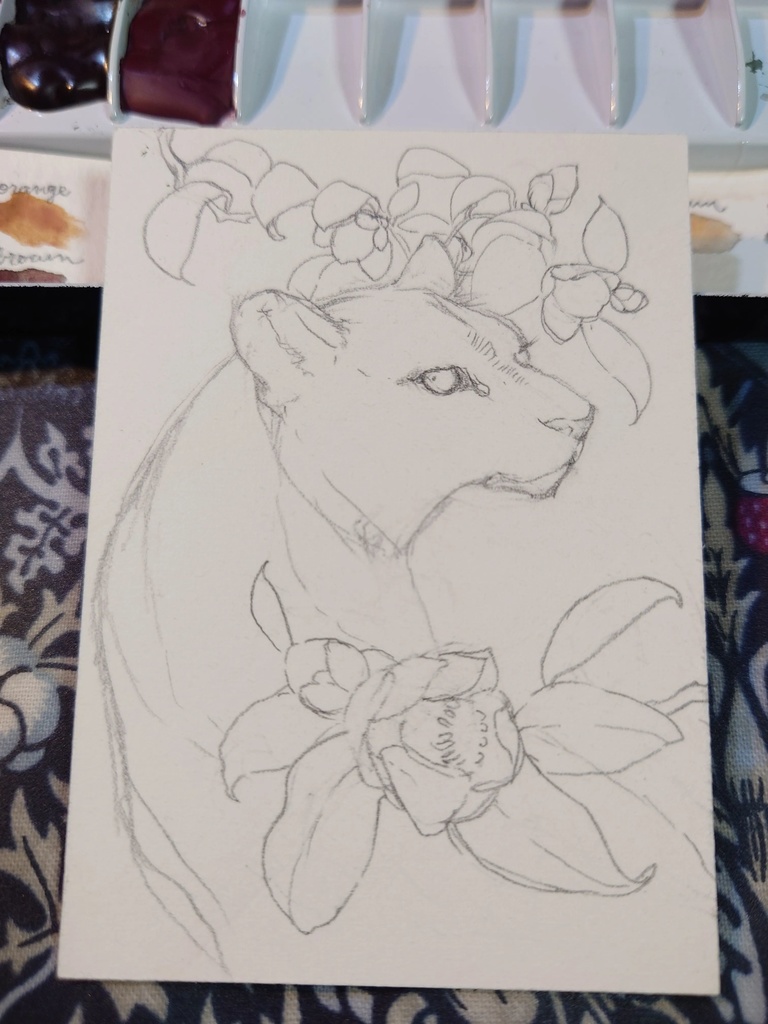 直筆ATC「大椿」