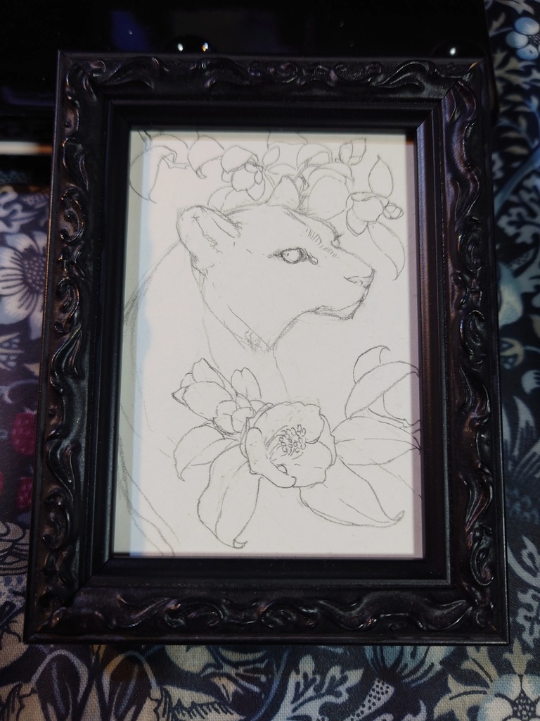 直筆ATC「大椿」