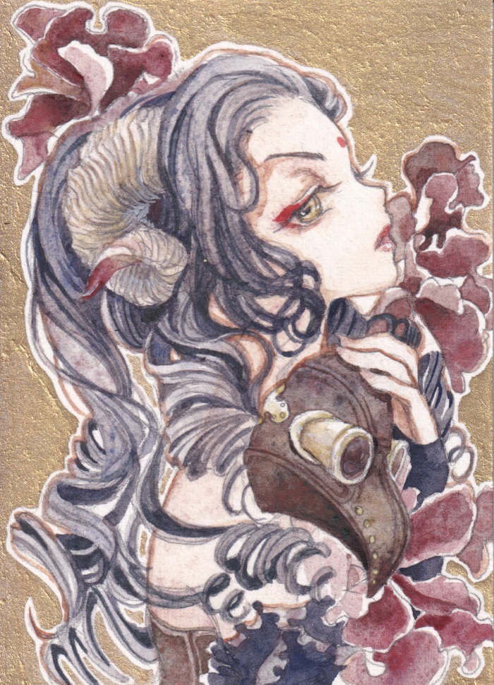 アクリルキーホルダー「violette」