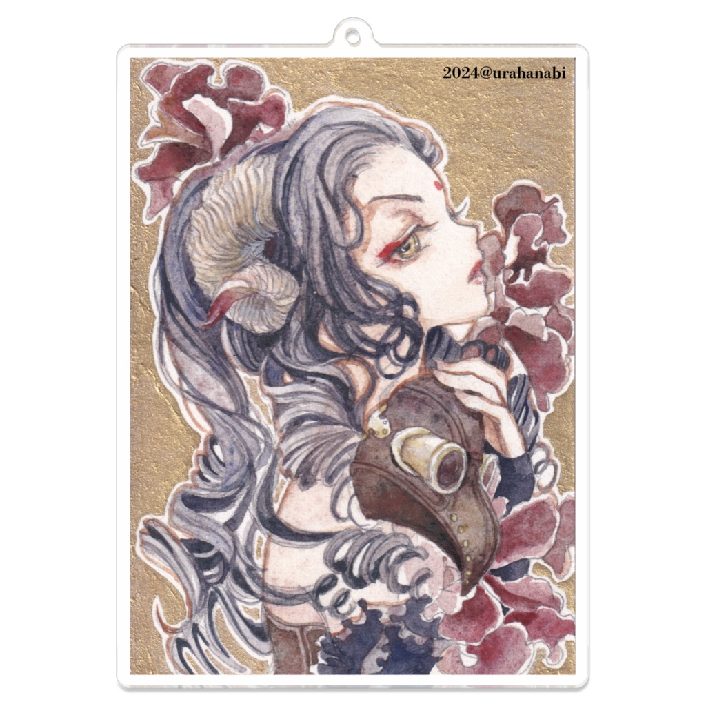 アクリルキーホルダー「violette」