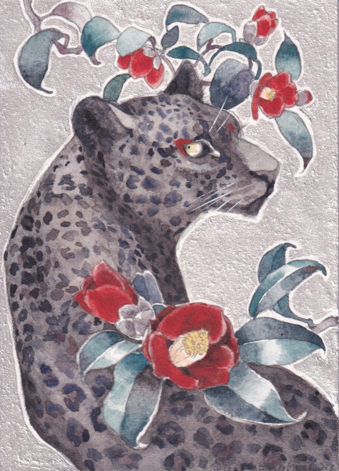 アクリルキーホルダー「大椿」