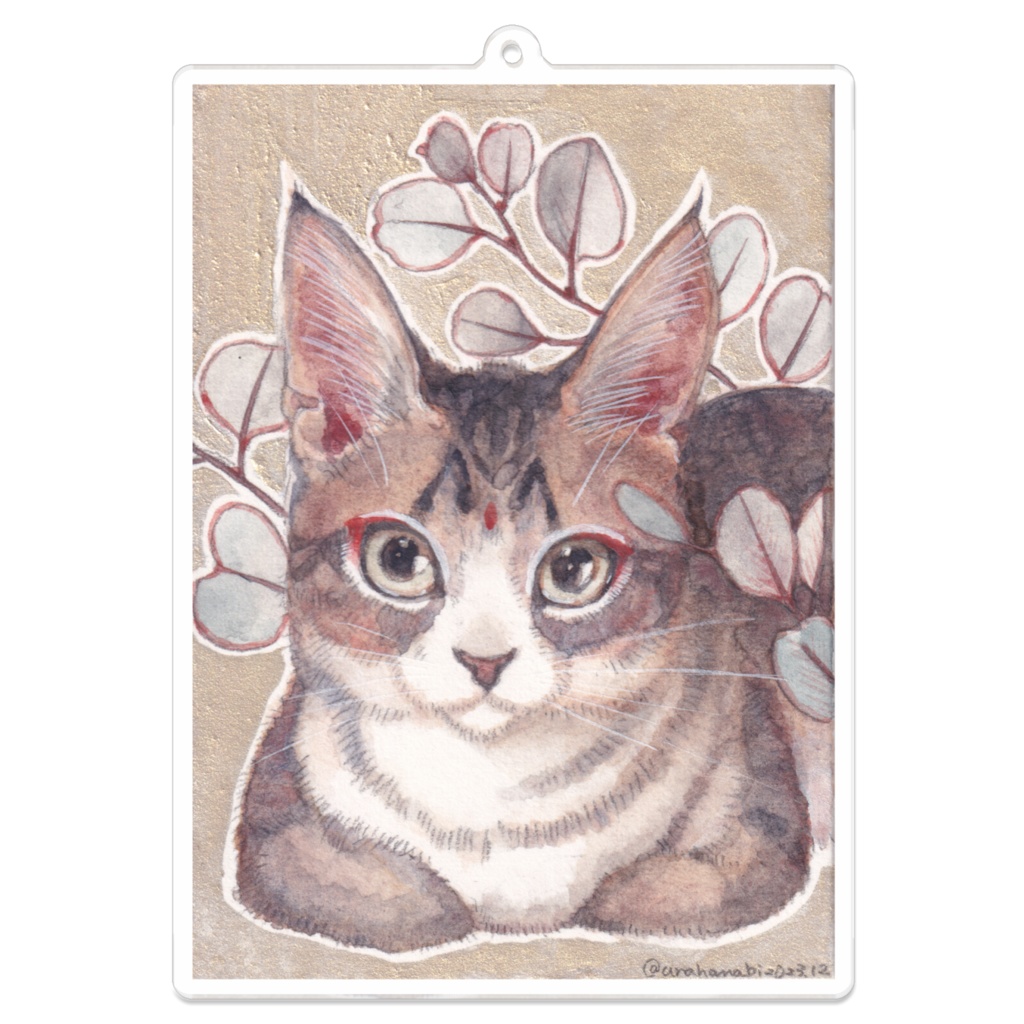 アクリルキーホルダー「きみを見つめる」