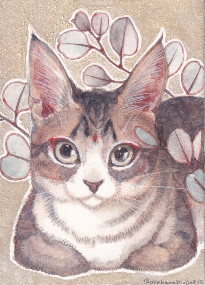 アクリルキーホルダー「きみを見つめる」