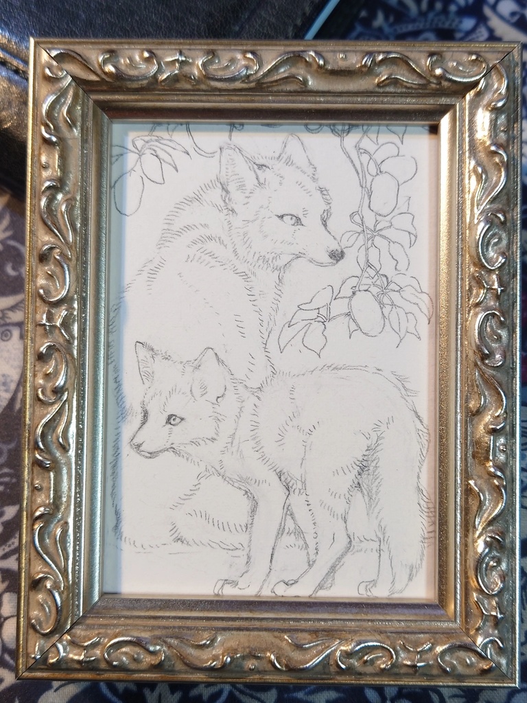 直筆ATC「新月」