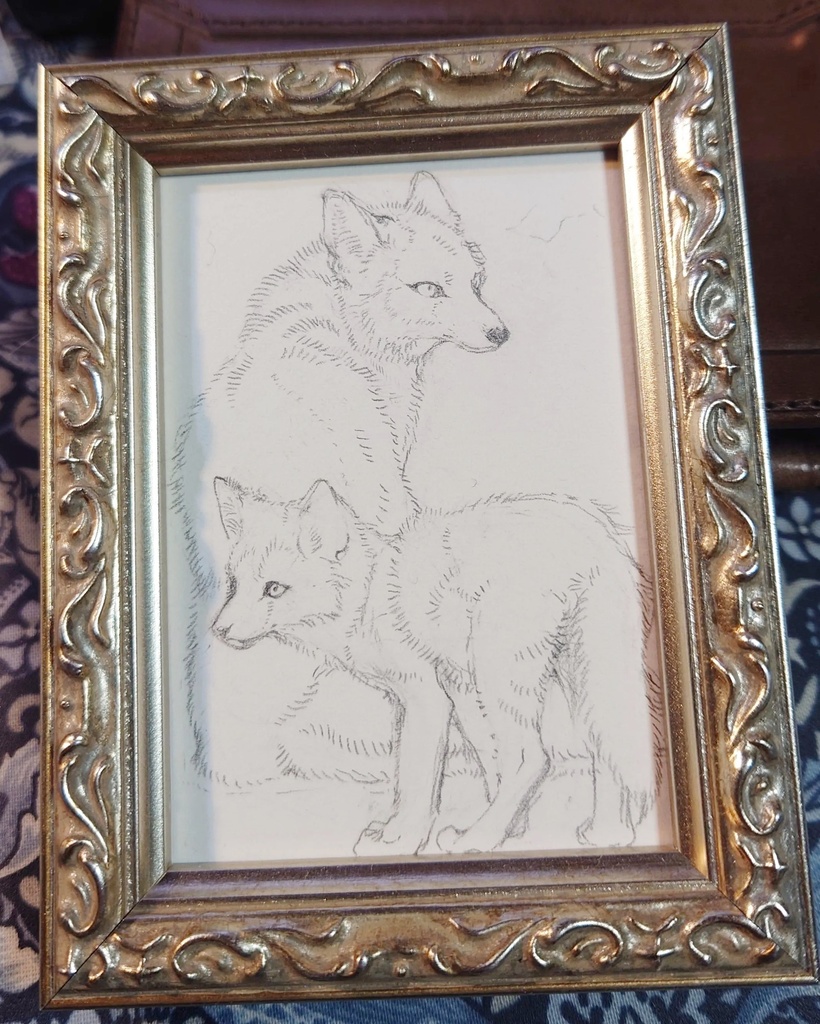 直筆ATC「新月」