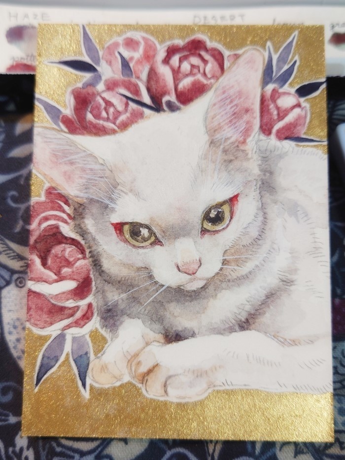 直筆ATC「立春」