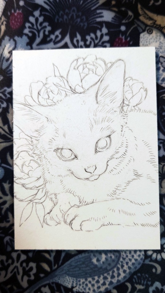 直筆ATC「立春」