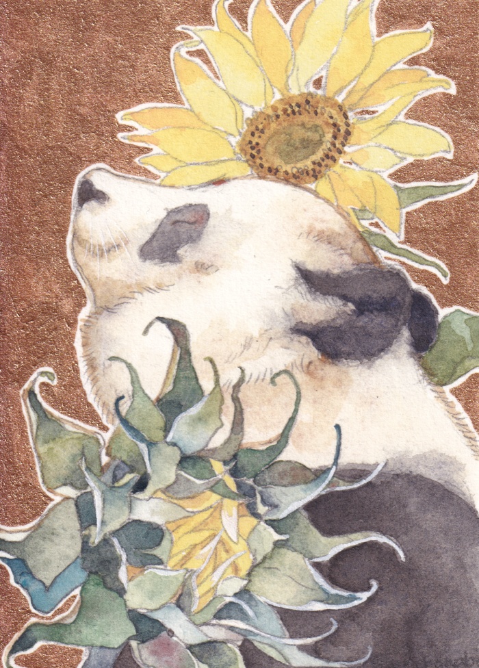 アクリルキーホルダー「向日葵」