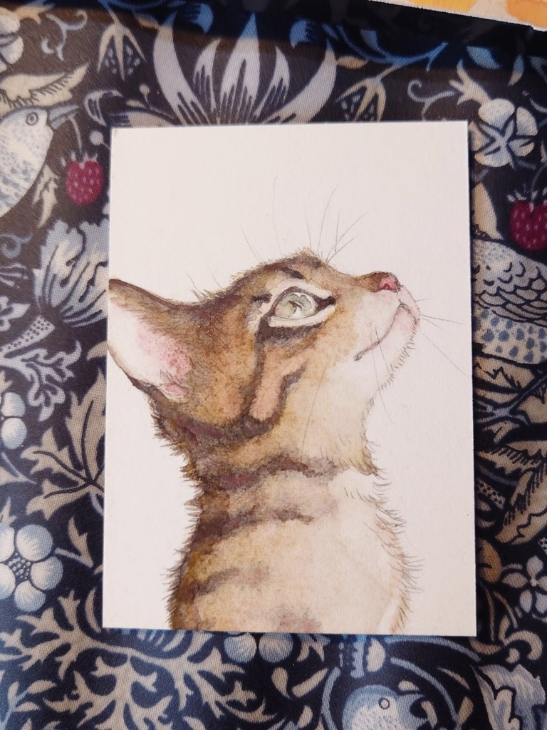 直筆ATC「春めく」