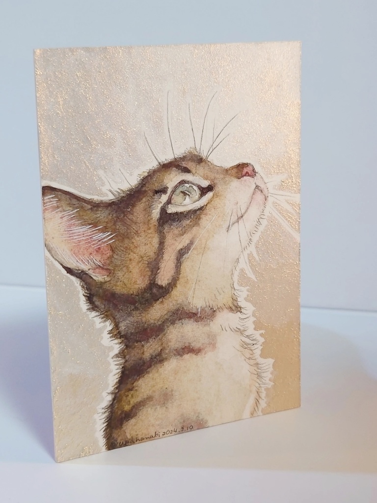 直筆ATC「春めく」