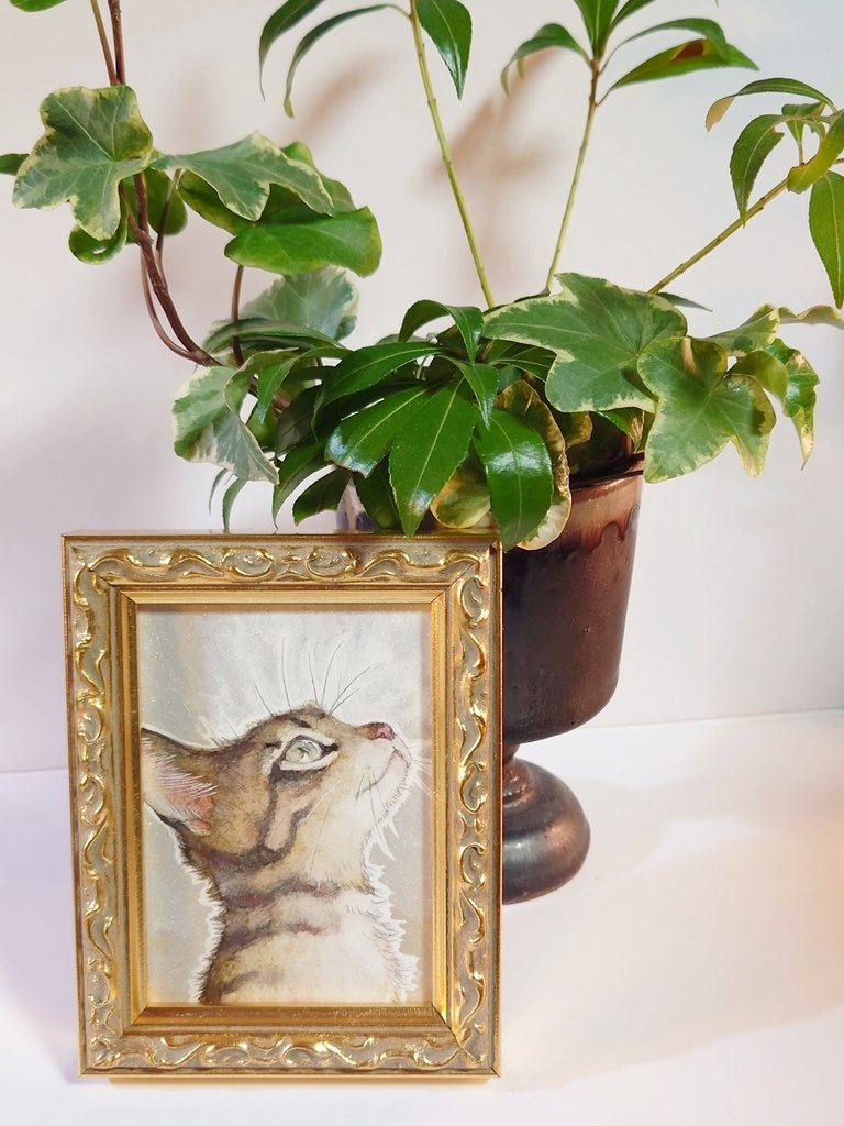 直筆ATC「春めく」