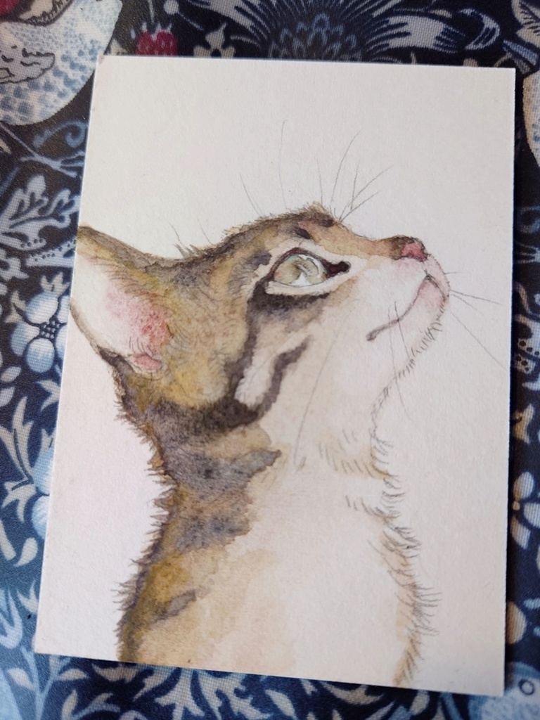 直筆ATC「春めく」