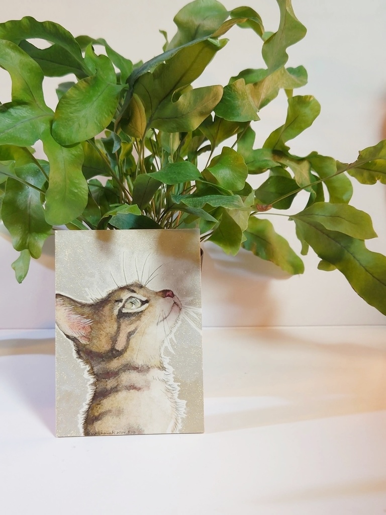 直筆ATC「春めく」