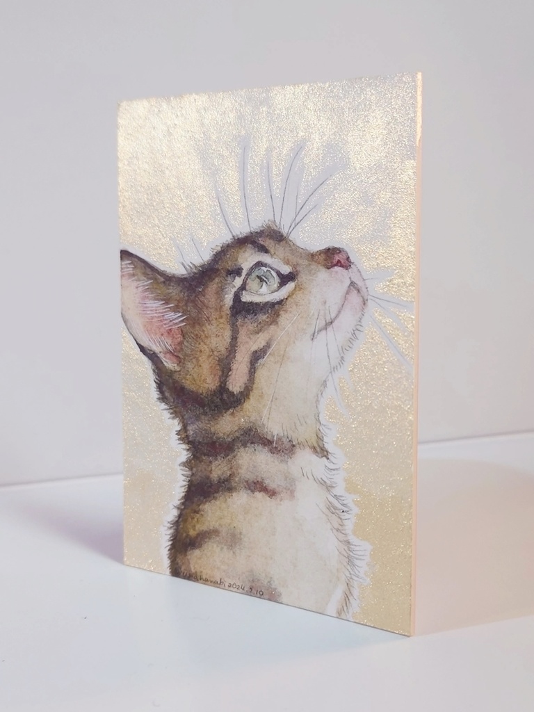 直筆ATC「春めく」